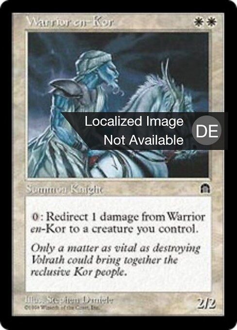 Krieger en-Kor STH- Uncommon Light Played Deutsch