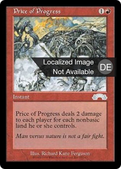 Preis des Fortschritts EXO-95 Uncommon Light Played Deutsch