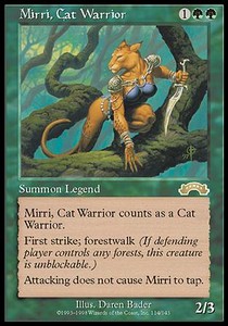 Mirri, Cat Warrior EXO-114 Rare Excellent Englisch
