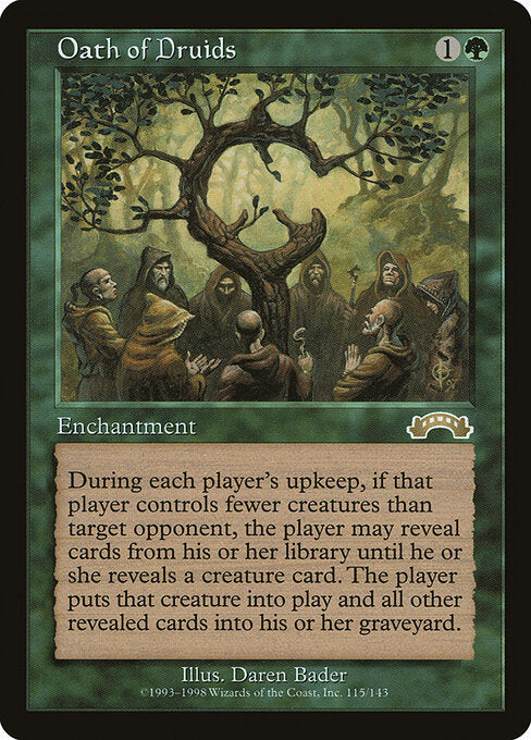 Oath of Druids EXO-115 Rare Excellent Englisch