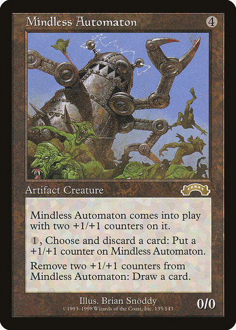Mindless Automaton EXO-135 Rare Light Played Englisch