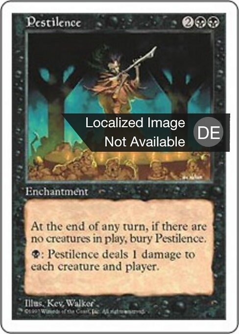 Der Schwarze Tod 5ED- Common Light Played Deutsch