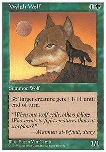 Wyluli-Wolf 5ED- Rare Good Deutsch