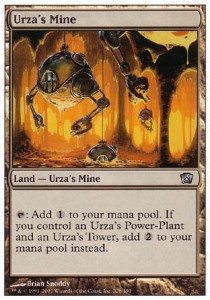 Urzas Bergwerk 8ED-328 Uncommon Light Played Deutsch