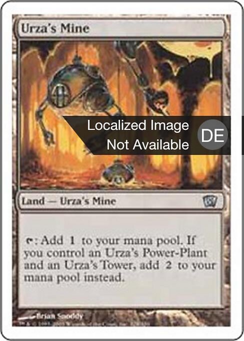 Urzas Bergwerk 8ED-328 Uncommon Light Played Deutsch