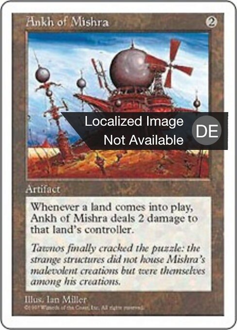 Mishras Ankh 5ED- Rare Excellent Deutsch
