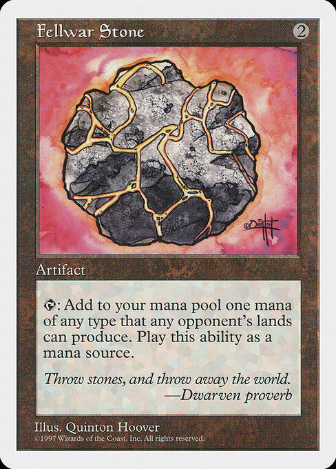 Fellwar Stone 5ED- Uncommon Near Mint Englisch