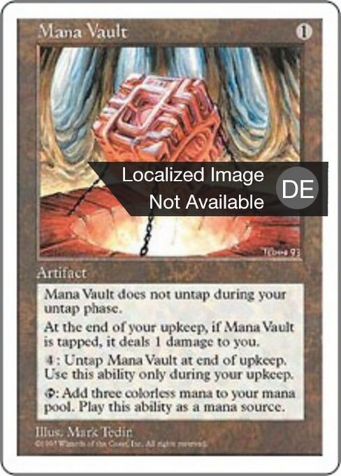 Manaschatz 5ED- Rare Played Deutsch