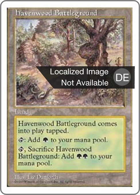 Schlachtfeld von Havenwood 5ED- Uncommon Light Played Deutsch