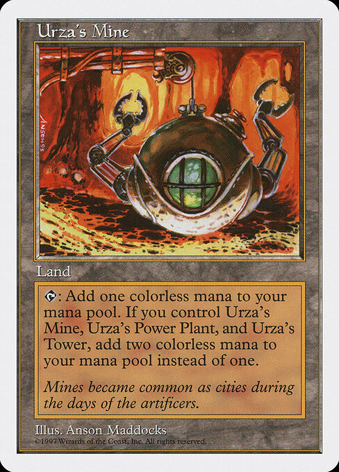 Urza's Mine 5ED- Common Excellent Englisch