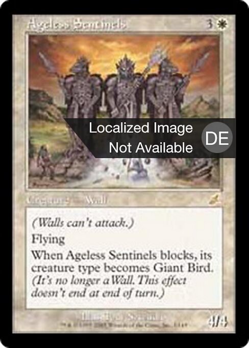 Zeitloser Wachposten SCG-1 Rare Played Deutsch