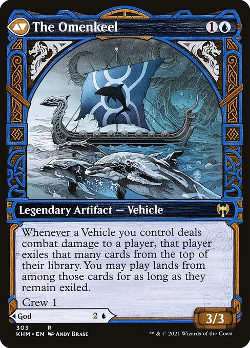 Cosima, God of the Voyage // The Omenkeel - Back Face