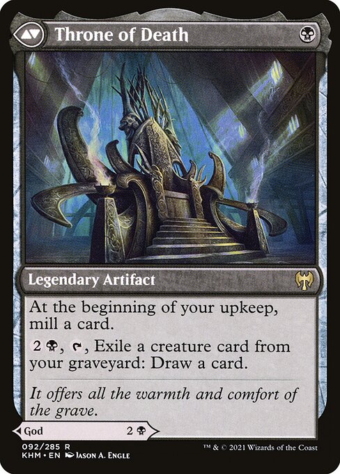 Egon, God of Death // Throne of Death - Back Face