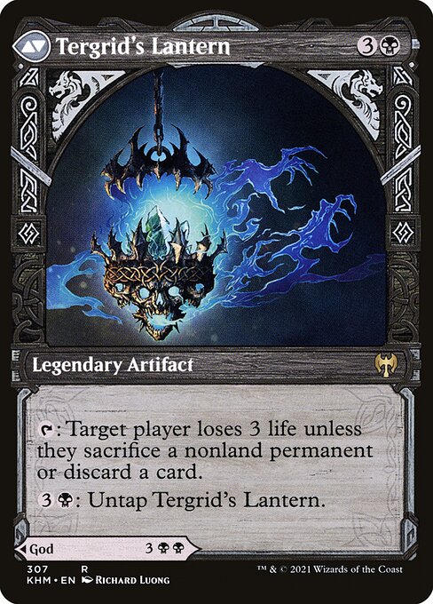 Tergrid, God of Fright // Tergrid's Lantern - Back Face