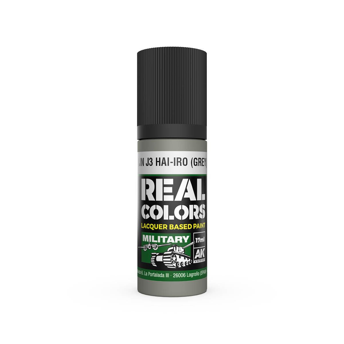 AK Interactive REAL COLORS Ijn J3 Hai-Iro (Grey) 17 ml.