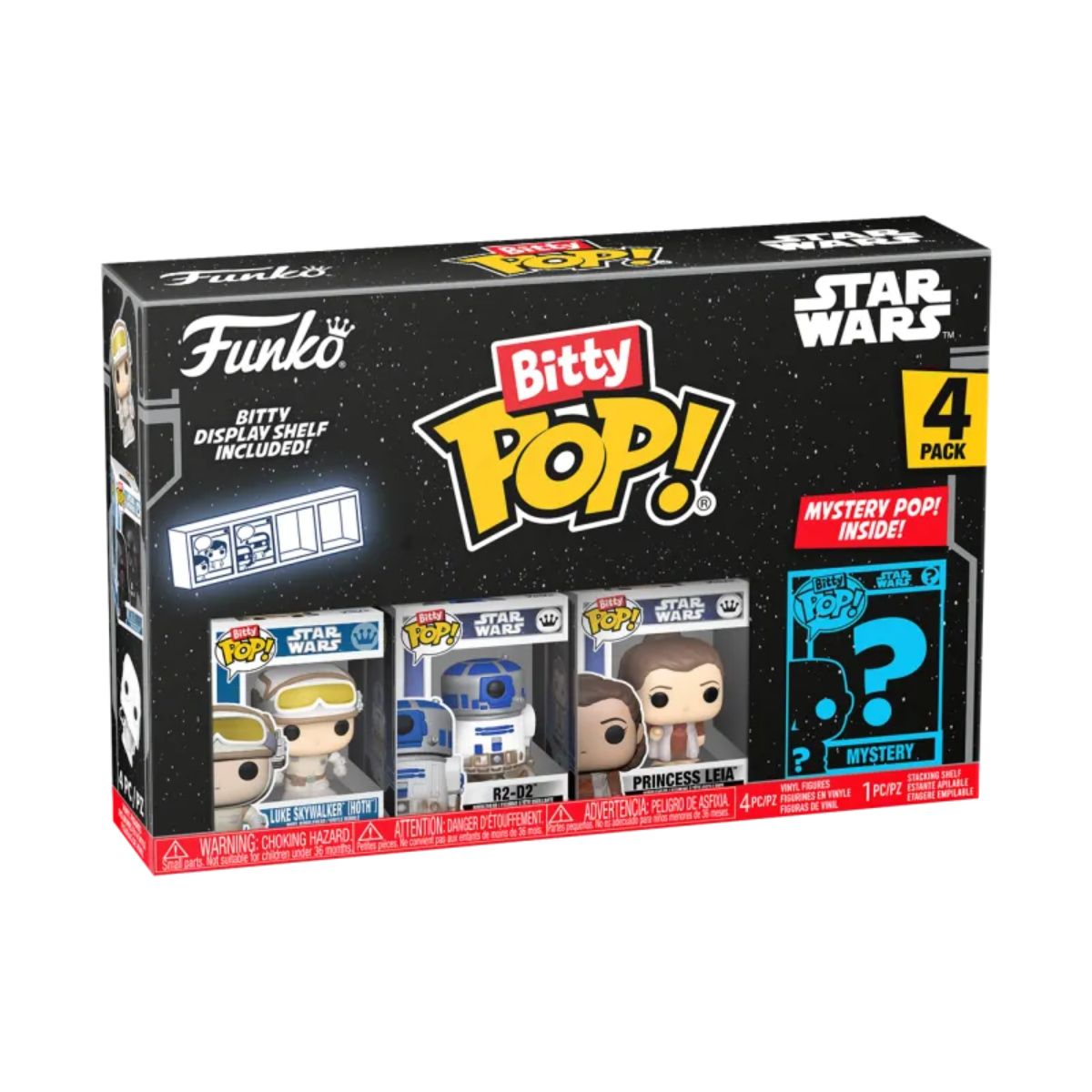 Bitty POP! 4 Pack Star Wars Luke Hoth 4-Pack