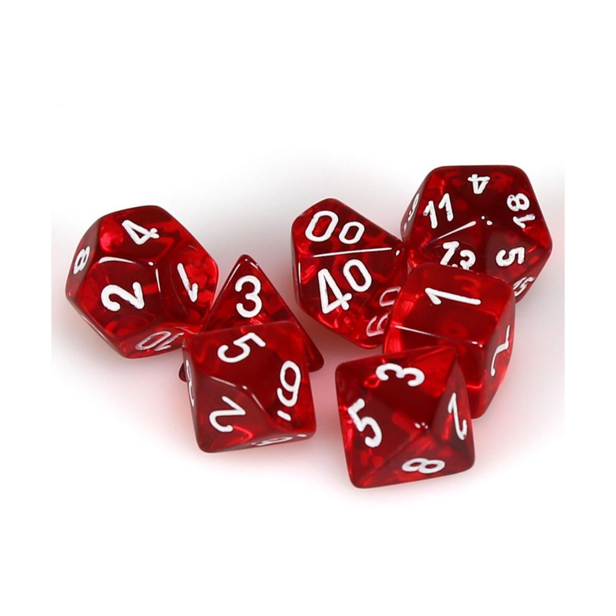 Chessex Polyhedral 7 Die Würfel-Set Opaque Gelb/Schwarz