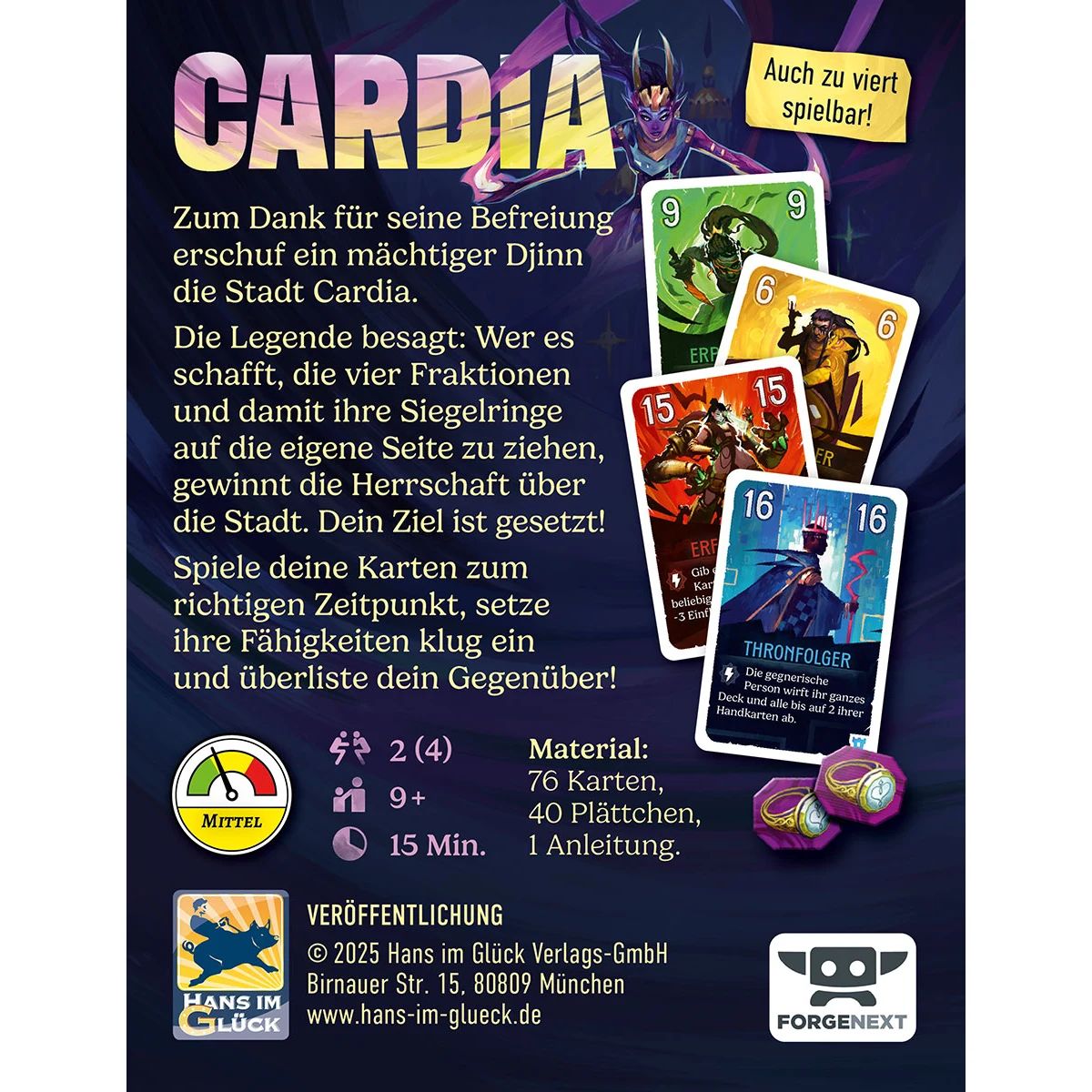 Duell um Cardia