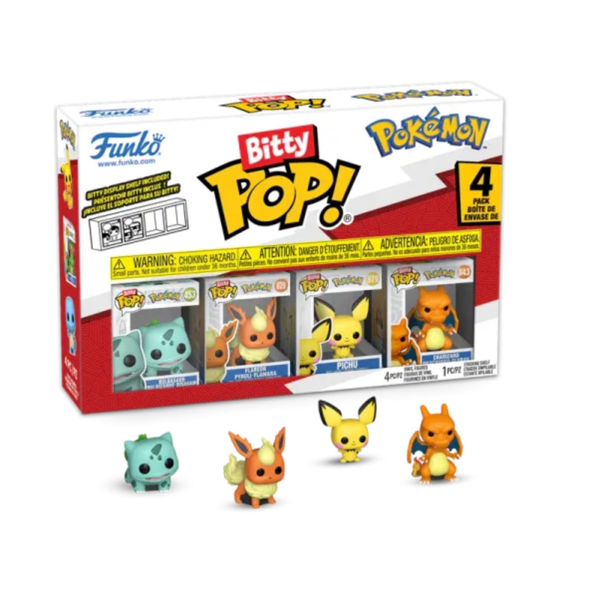 Funky Bitty POP! Pokémon Bisasam (4 Packs Series 4)