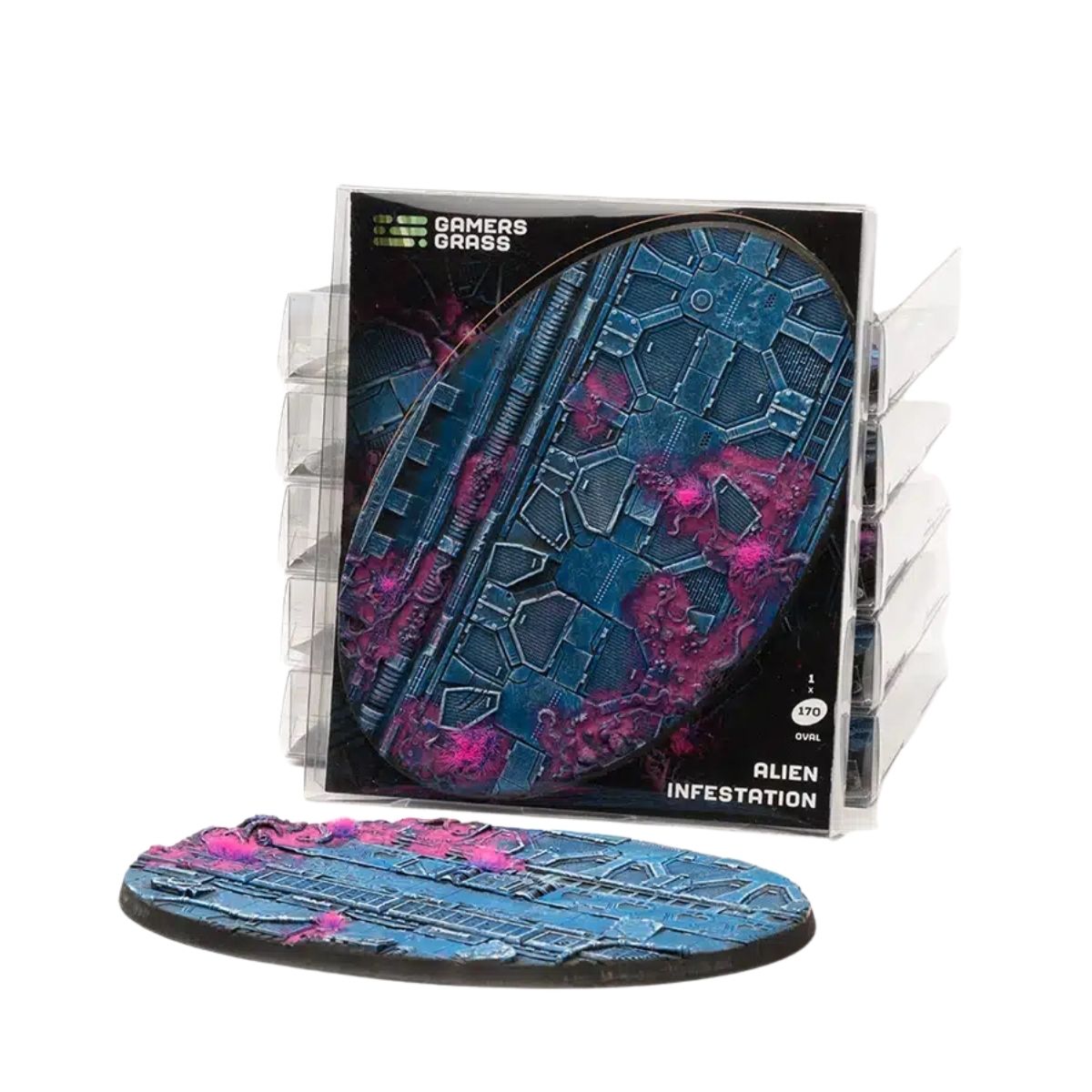 Gamers Grass Alien Infestation Bases, Oval 170mm (x1)