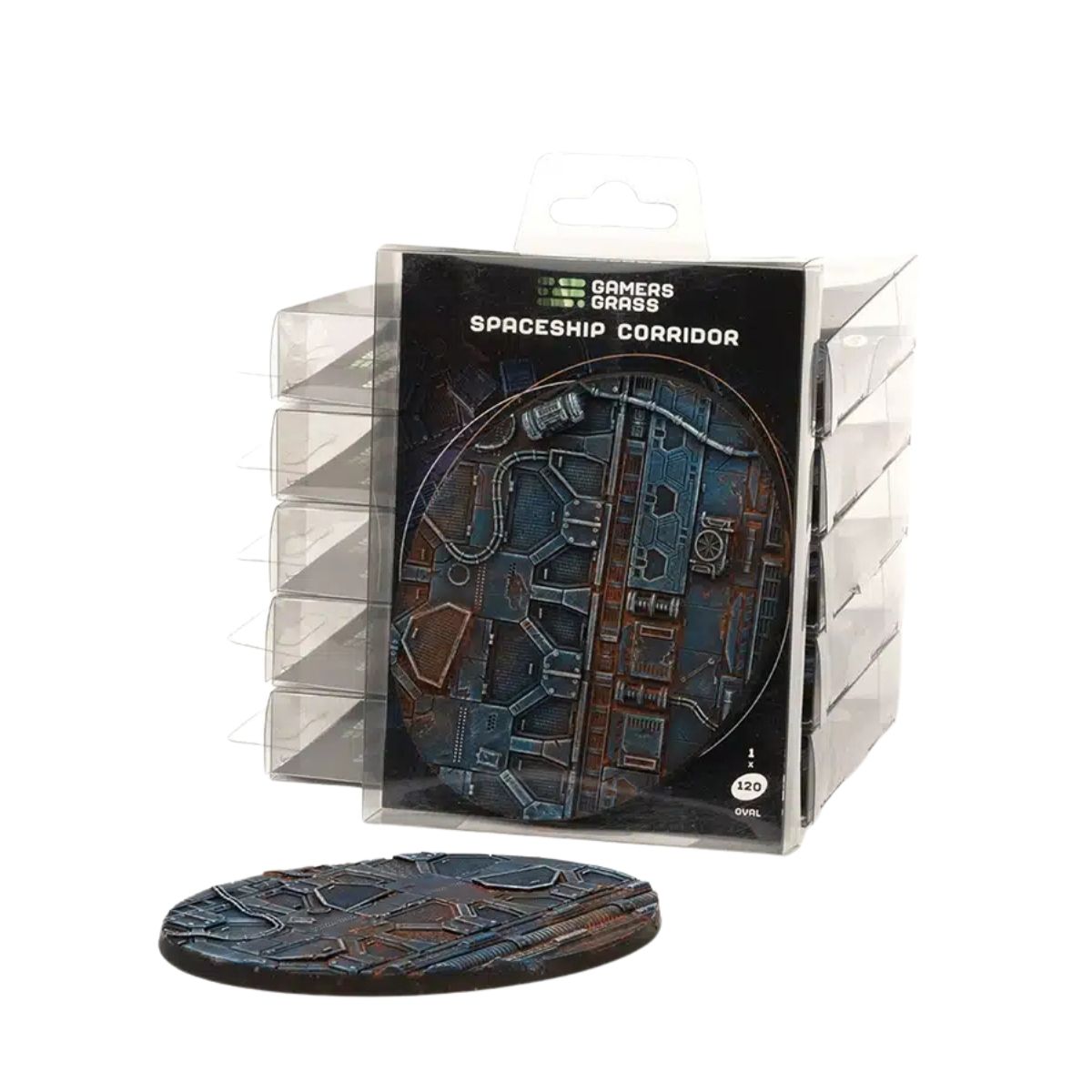 Gamers Grass Spaceship Corridor Bases, Oval 120mm (x1)