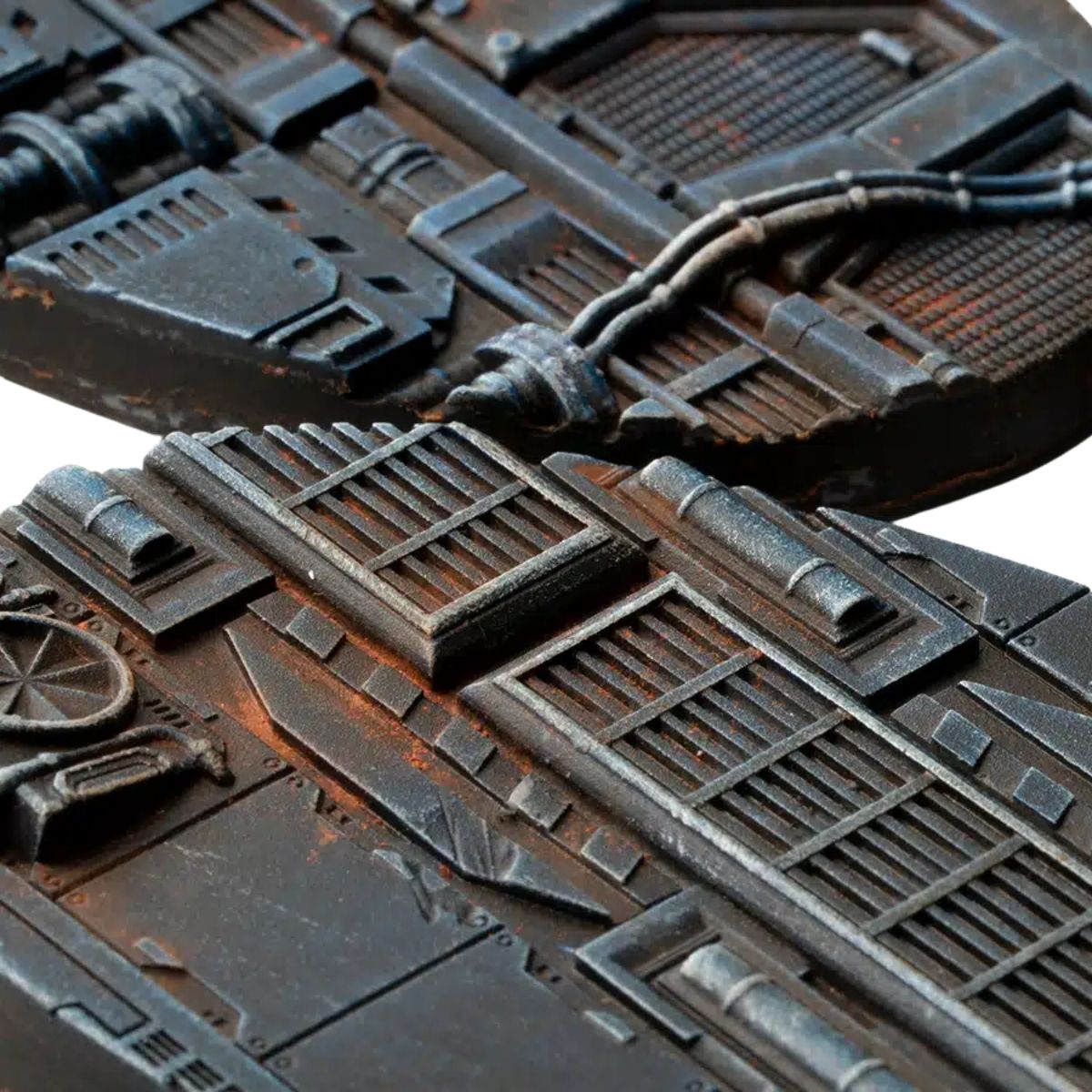 Gamers Grass Spaceship Corridor Bases, Oval 75mm (x3)