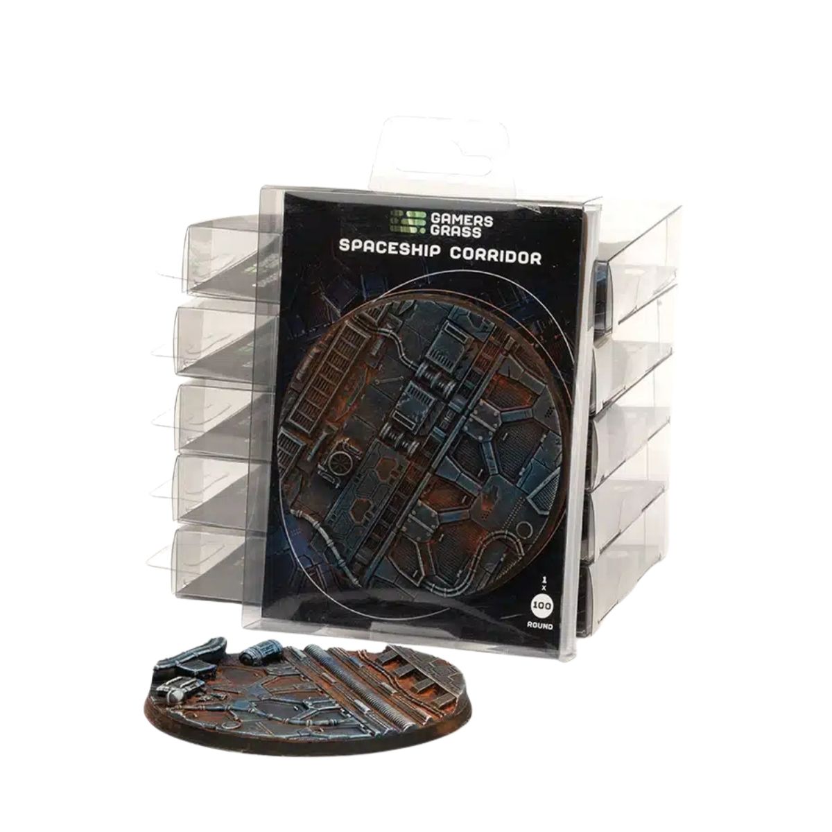 Gamers Grass Spaceship Corridor Bases, Round 100mm (x1)
