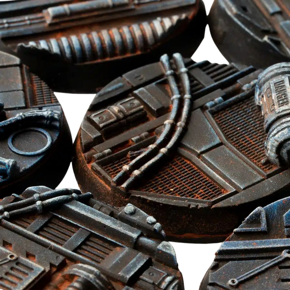 Gamers Grass Spaceship Corridor Bases, Round 32mm (x8)