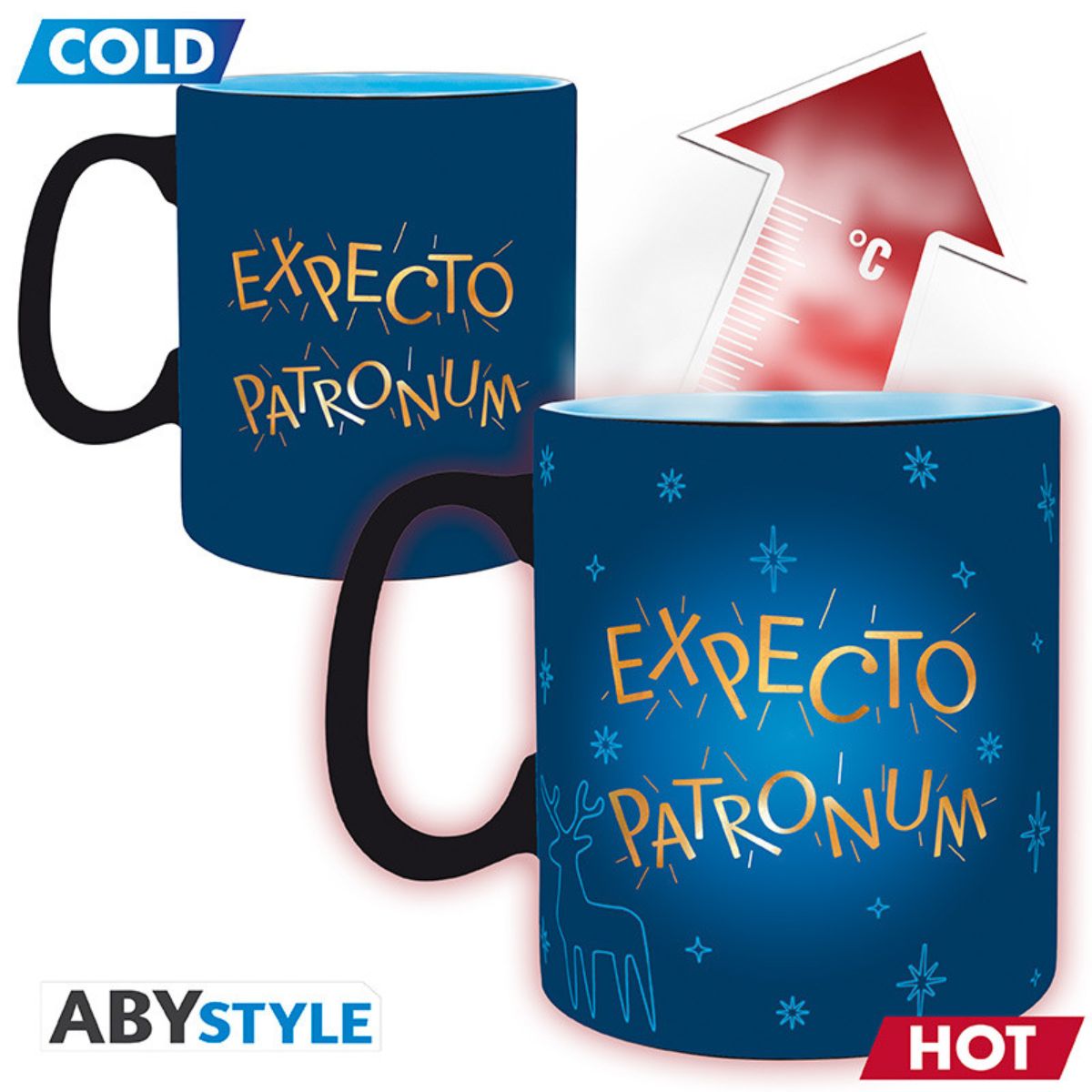 Harry Potter Mug Heat Change 460 ml Expecto With Box