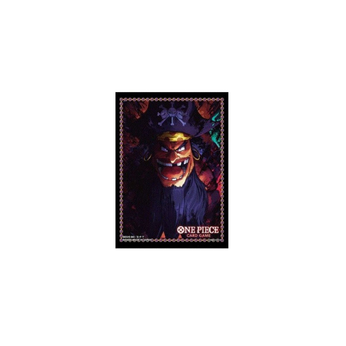 One Piece Card Game Official Sleeve Blackbeard One Piece Card Game Official Sleeve Blackbeard
