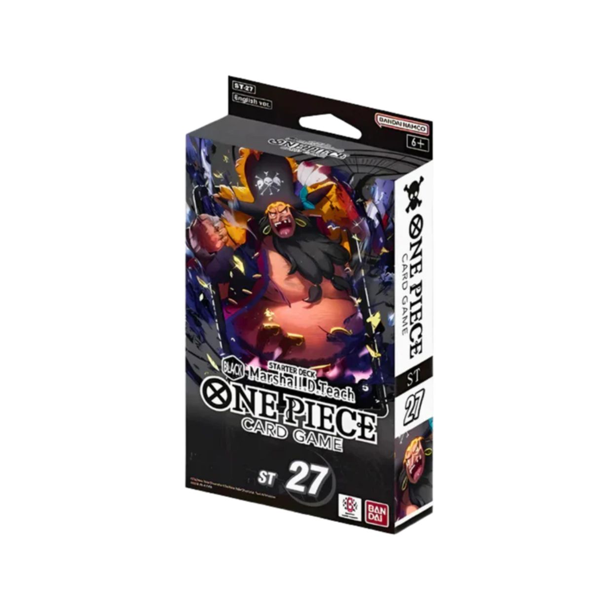 One Piece Card Game ST27 BLACK Marshal.D.Teach Starter Deck Englisch