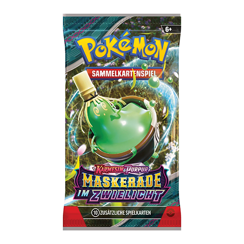 Pokémon Karmesin & Purpur Maskerade im Zwielicht Booster - DE
