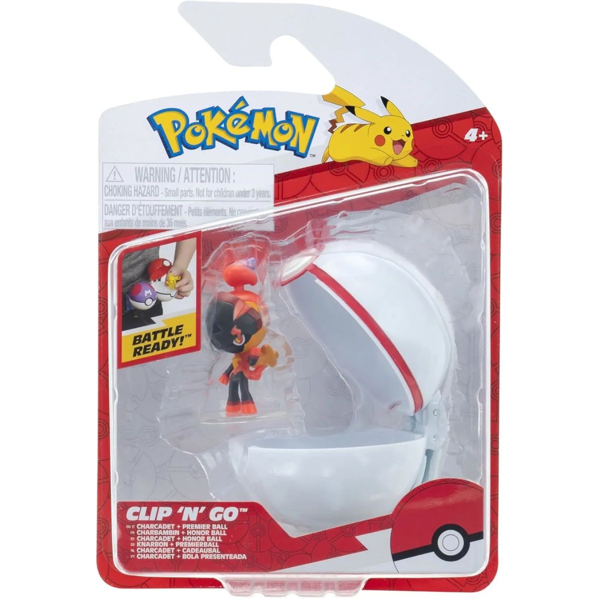 Pokémon Clip 'N' Go Knarbon mit Premierball