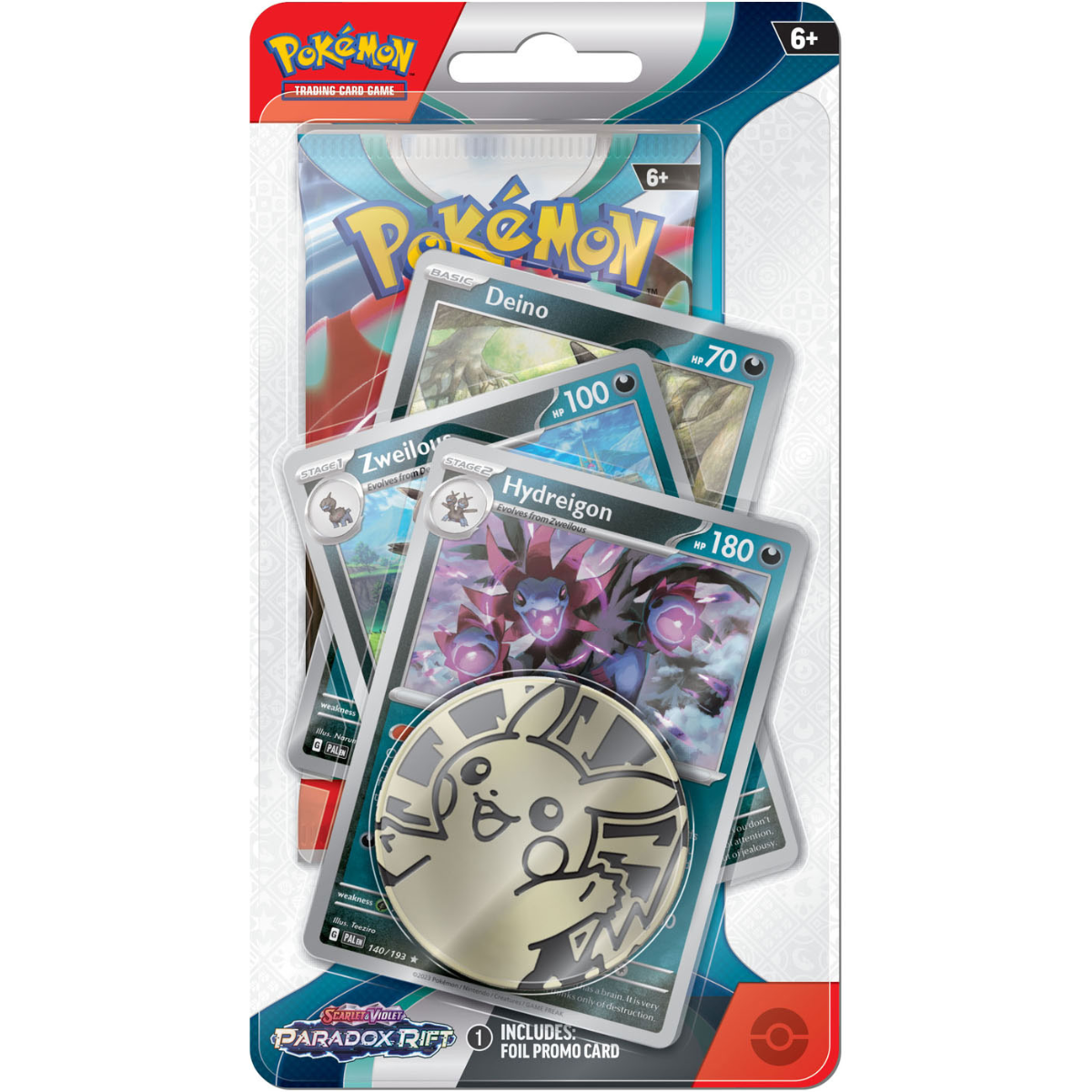 Pokémon Scarlet & Violet Hydreigon Premium Checklane Blister Englisch