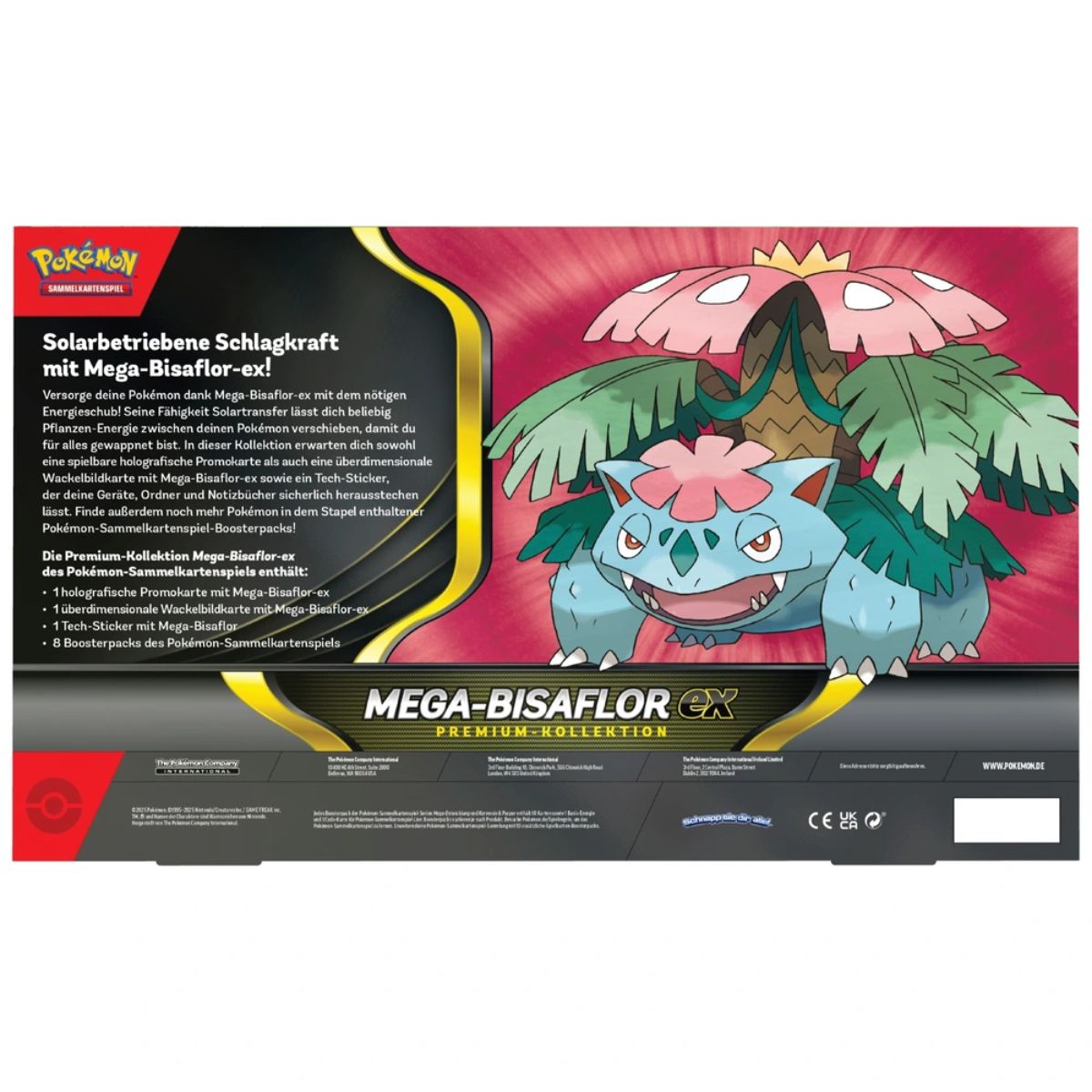 Pokémon Mega-Bisaflor-ex Premium-Kollektion Deutsch