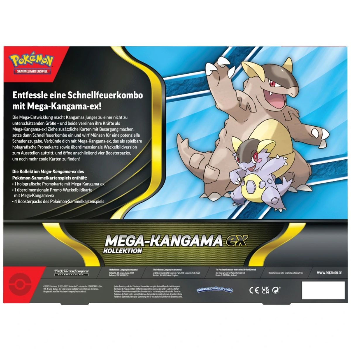 Pokémon Mega-Kangama-ex Kollektion Deutsch