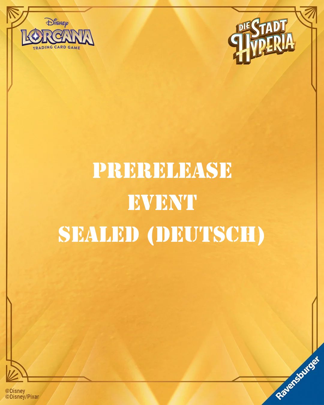 Disney Lorcana Die Stadt Hyperia Pre-Release Event - Sealed - 16.10.2026