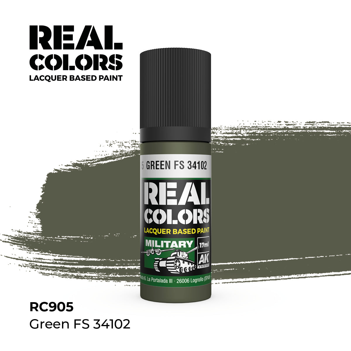 AK Interactive REAL COLORS Green Fs 34102 17 ml.