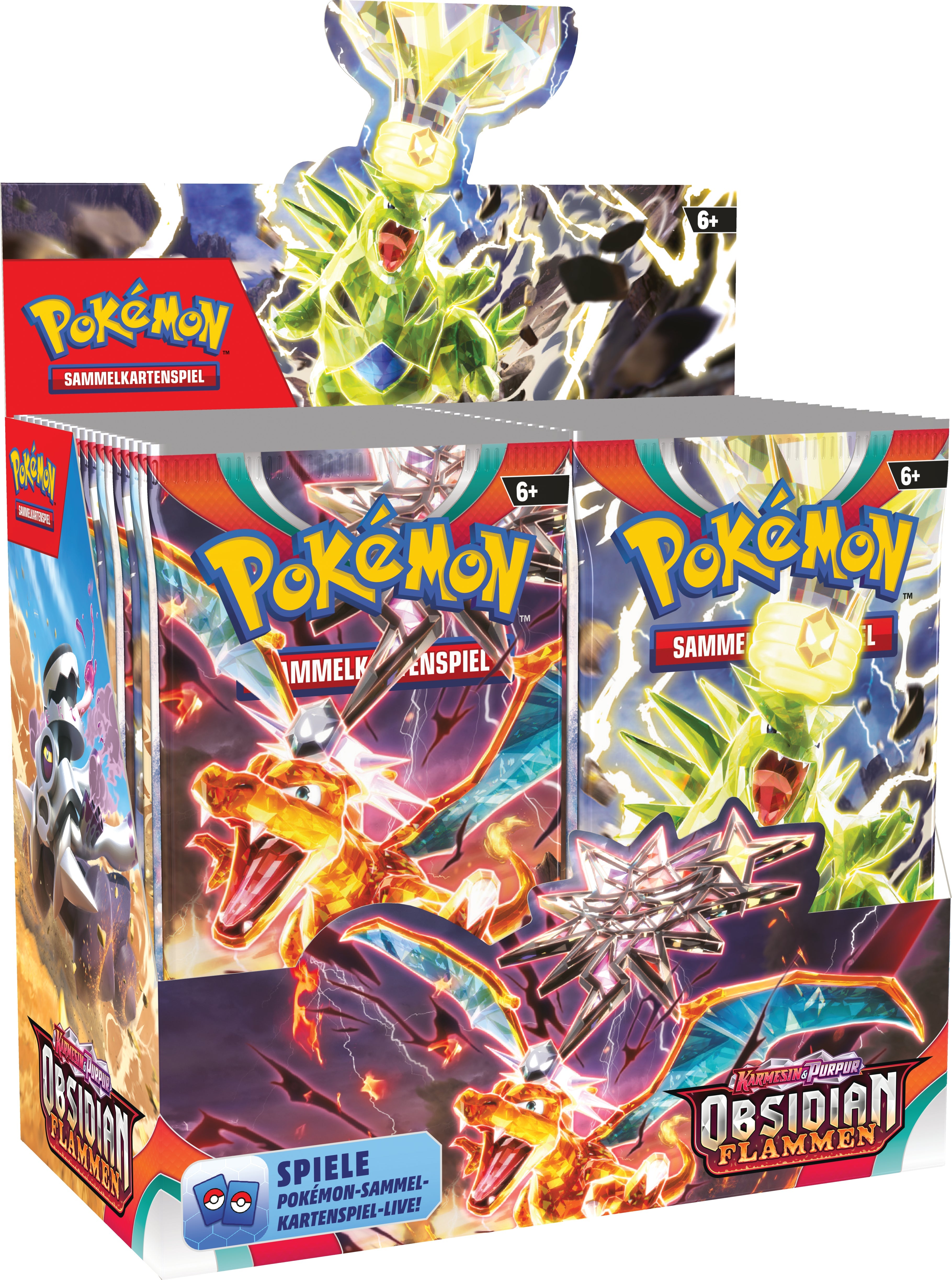 Pokémon Karmesin & Purpur Obsidianflammen - Booster Display (36 Booster) - deutsch