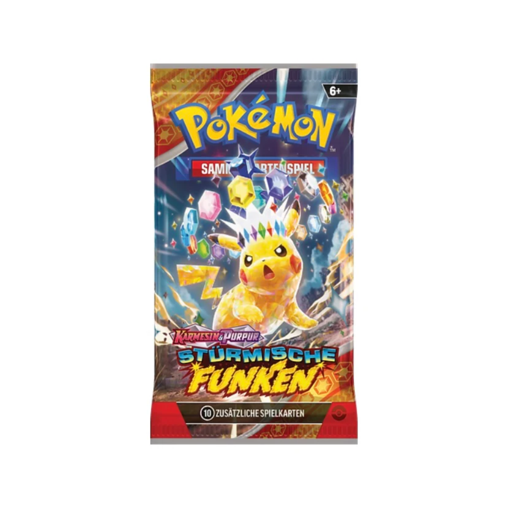 Pokémon - Karmesin & Purpur Stürmische Funken Booster Pack - DE