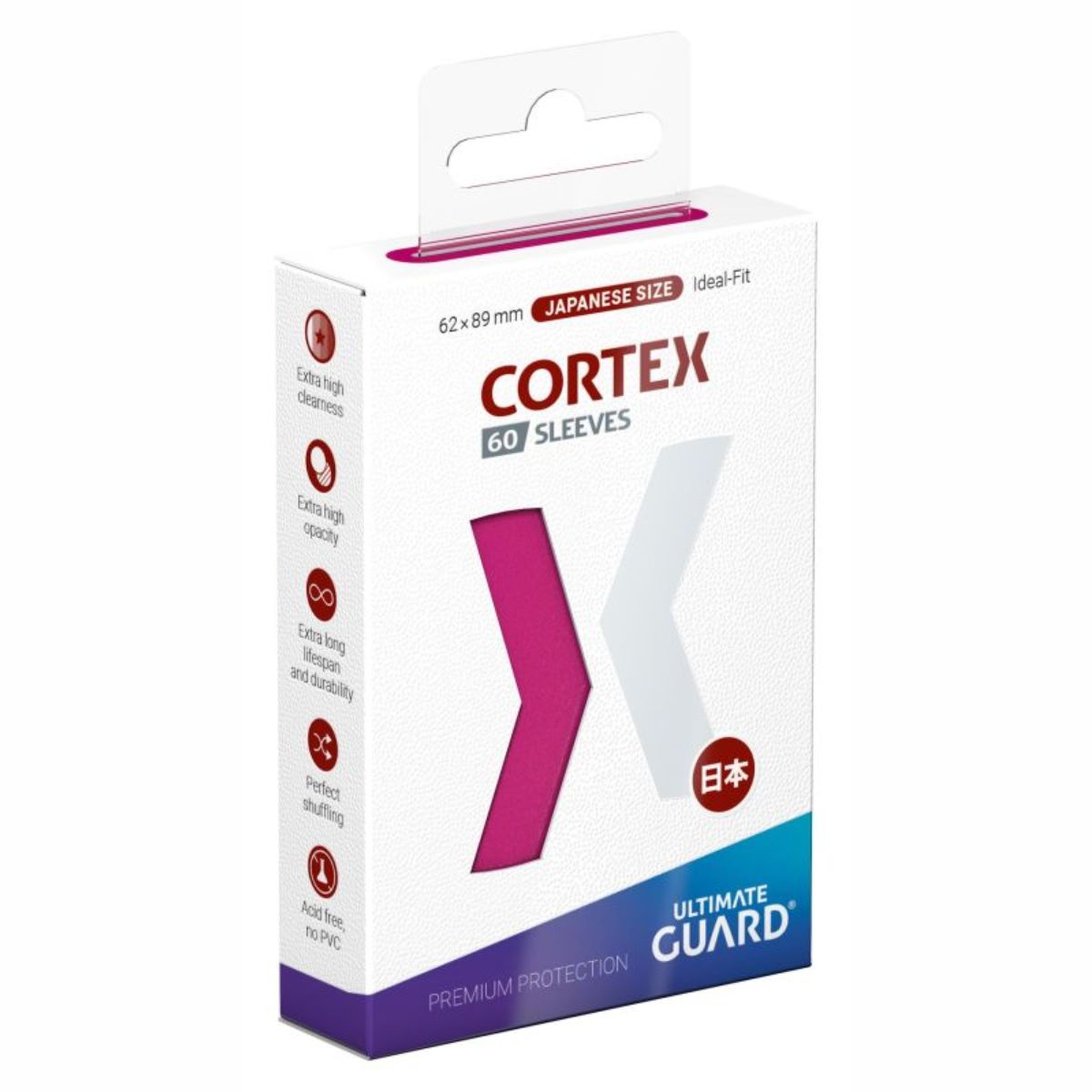 Ultimate Guard Cortex Sleeves Japanische Größe Pink (60)