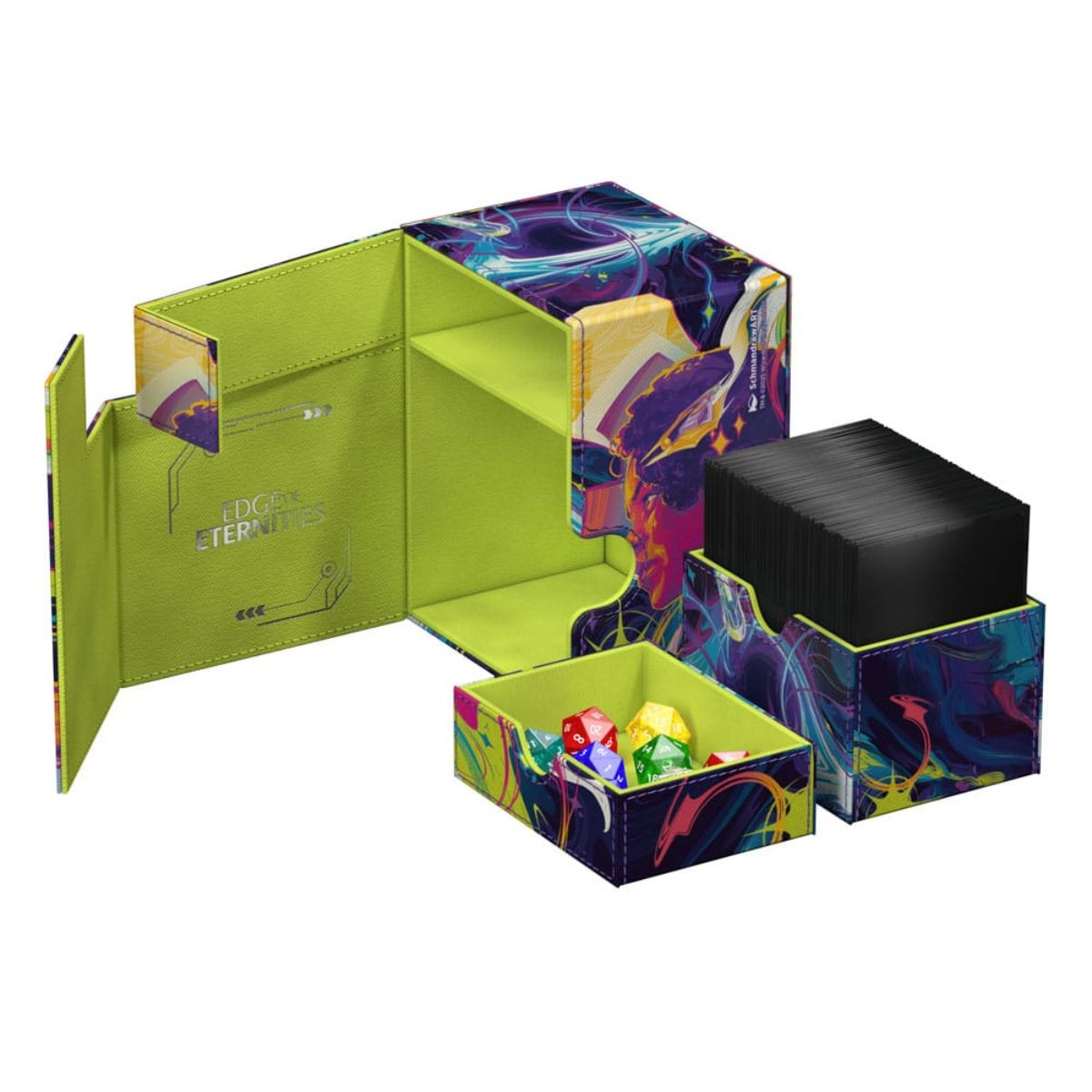 Ultimate Guard Flip'n'Tray 133+ Xenoskin Magic: The Gathering "Edge of Eternities" - Haliya and Tezzeret