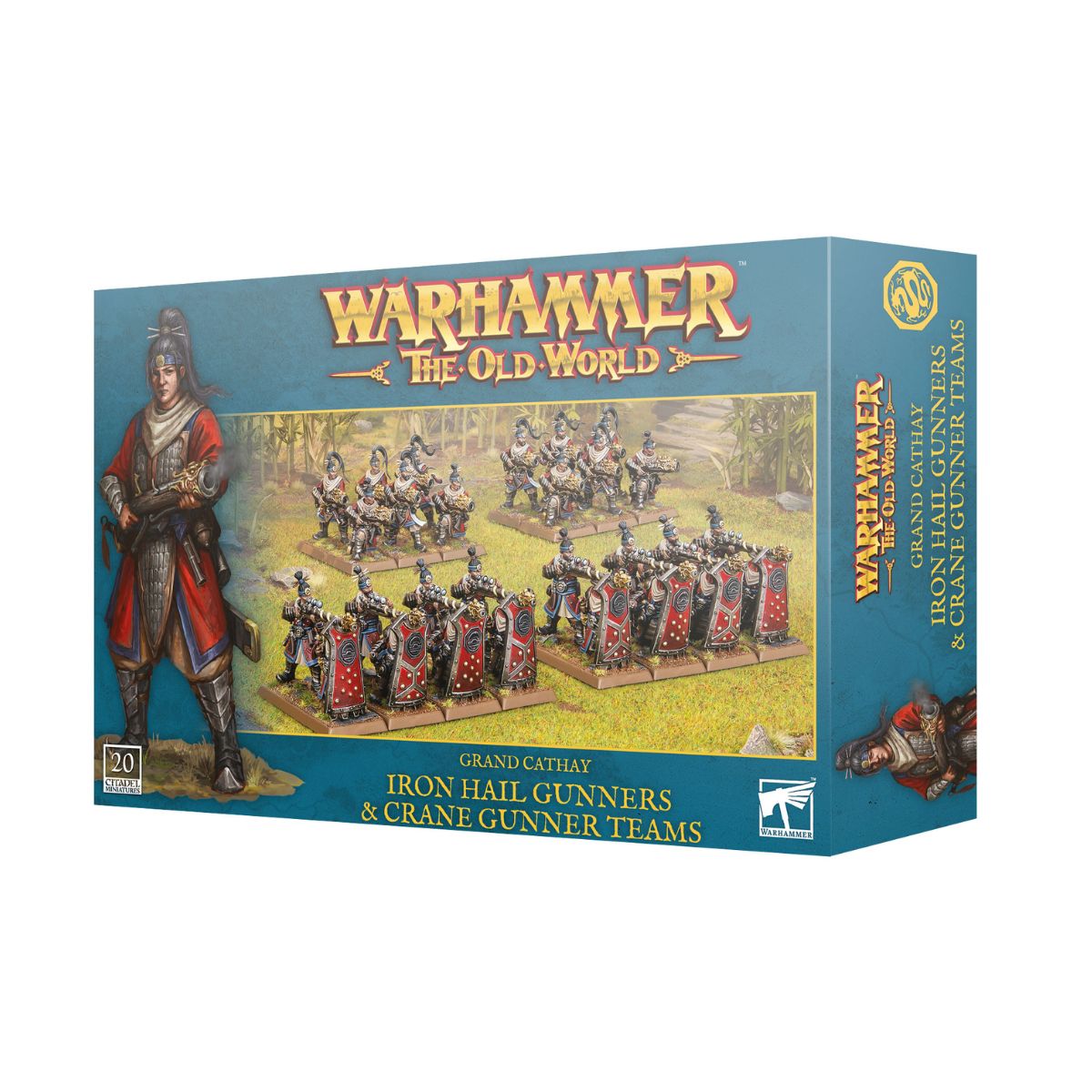 Warhammer The Old World Grand Cathay Iron Hail Gunners and Crane Gunner Teams