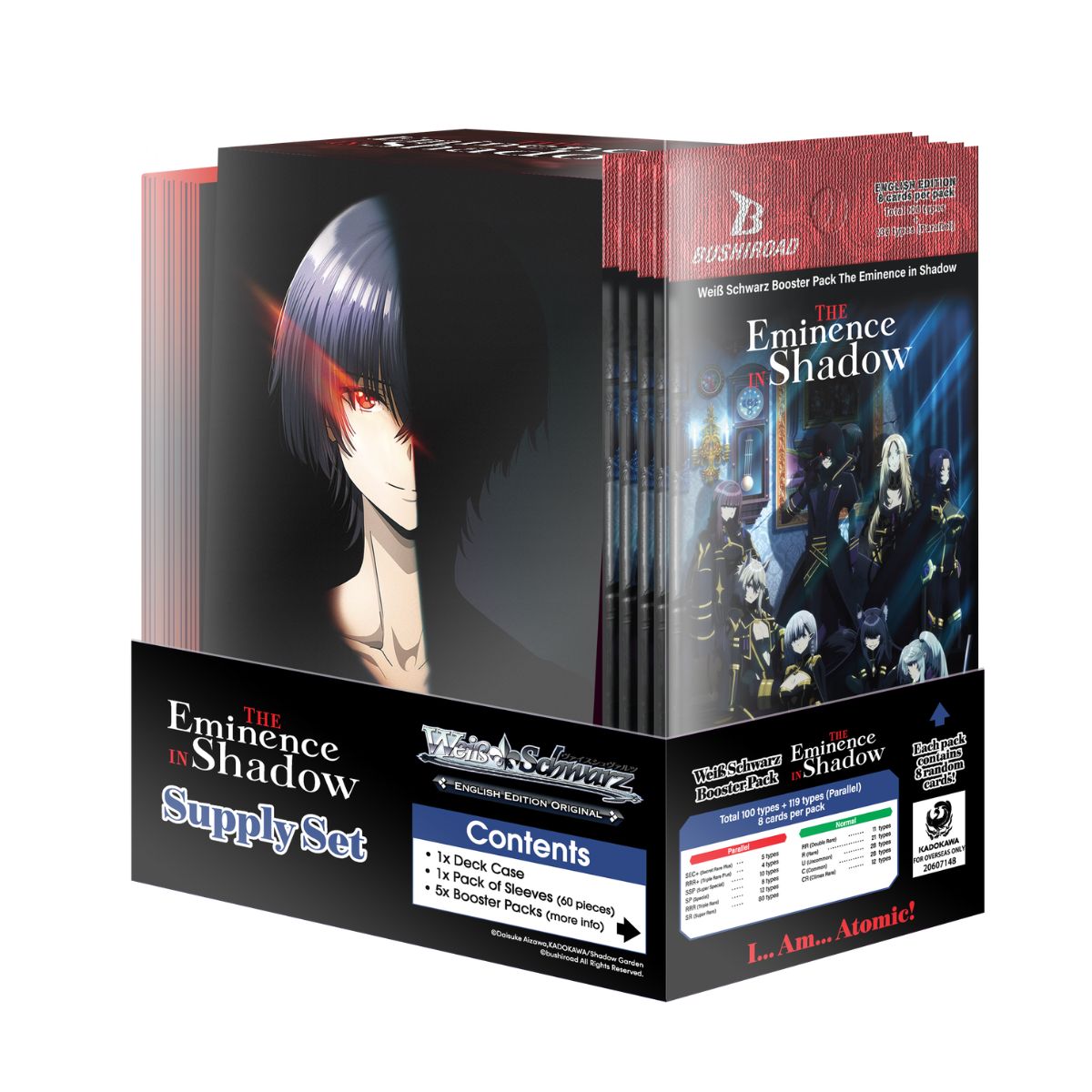 Weiß Schwarz Supply Set The Eminence In Shadow Englisch