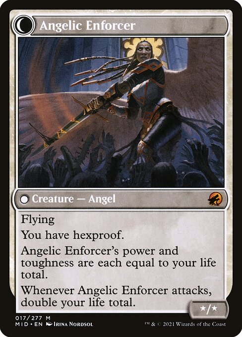 Enduring Angel // Angelic Enforcer - Back Face