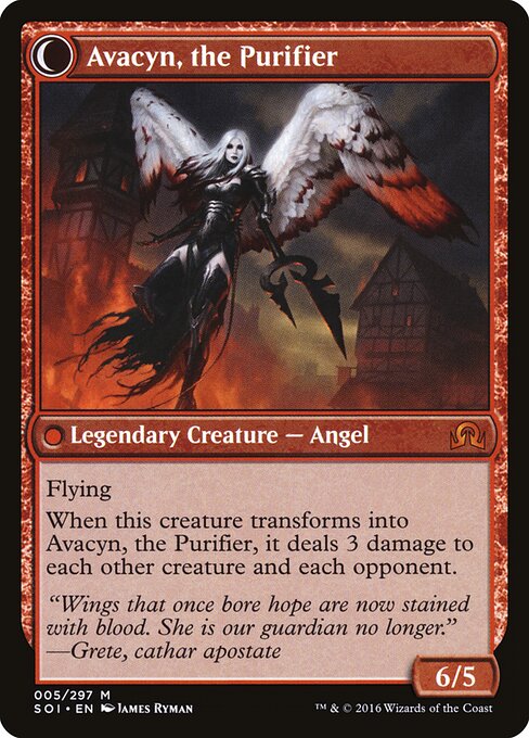 Archangel Avacyn // Avacyn, the Purifier - Back Face