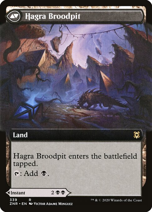 Hagra Mauling // Hagra Broodpit - Back Face