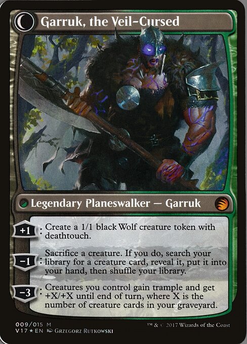 Garruk Relentless // Garruk, the Veil-Cursed - Back Face