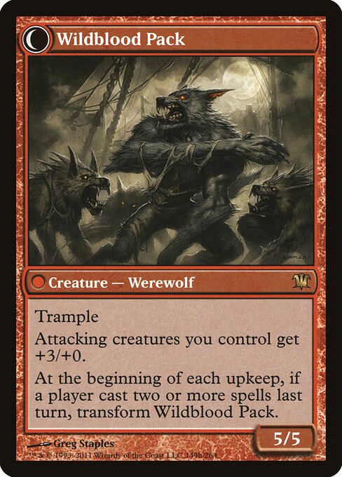 Instigator Gang // Wildblood Pack - Back Face
