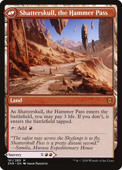 Shatterskull Smashing // Shatterskull, the Hammer Pass - Back Face